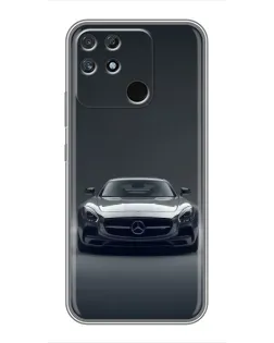 Чохол для Realme NARZO 30A з картинкою «Mercedes на чорному»