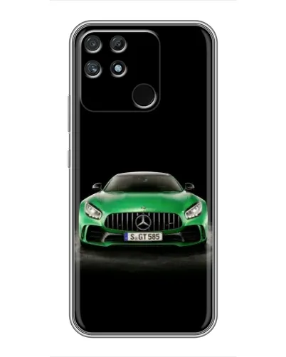 Чохол для Realme NARZO 30A з картинкою «Mercedes — неоновий лого» Чохол для Realme NARZO 30A з картинкою «Mercedes — неоновий лого»