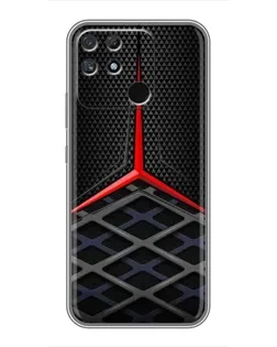 Чохол для Realme NARZO 30A з картинкою «Mercedes Carbon Grid»