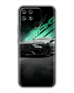 Чохол для Realme NARZO 30A з картинкою «Темний Mercedes AMG»