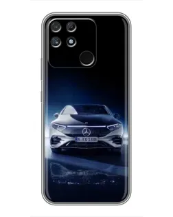 Чохол для Realme NARZO 30A з картинкою «Нічний Mercedes EQ»