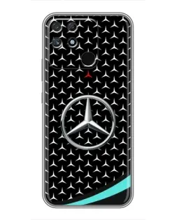 Чохол для Realme NARZO 30A з картинкою «Mercedes — бірюзовий акцент»