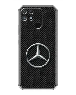 Чохол для Realme NARZO 30A з картинкою «Карбоновий Mercedes стиль»
