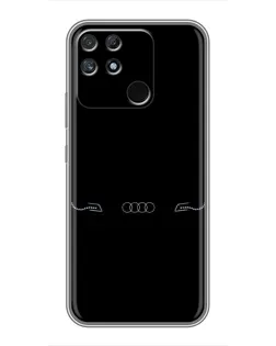 Чохол для Realme NARZO 30A з картинкою «Audi — світловий підпис» Чохол для Realme NARZO 30A з картинкою «Audi — світловий підпис»