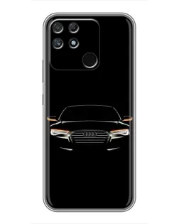 Чохол для Realme NARZO 30A з картинкою «Audi — нічний контур»