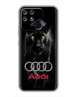 Чохол для Realme NARZO 30A з картинкою «Пантера та Audi»