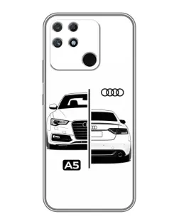 Чохол для Realme NARZO 30A з картинкою «Audi — контрастний дизайн»