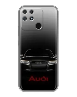 Чохол для Realme NARZO 30A з картинкою «Audi — градієнтний контур»