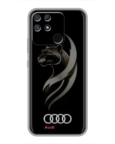 Чохол для Realme NARZO 30A з картинкою «Графіка — пантера та Audi» Чохол для Realme NARZO 30A з картинкою «Графіка — пантера та Audi»