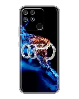 Чохол для Realme NARZO 30A з картинкою «Енергія лого Audi»