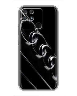Чохол для Realme NARZO 30A з картинкою «Audi — абстрактні кільця»