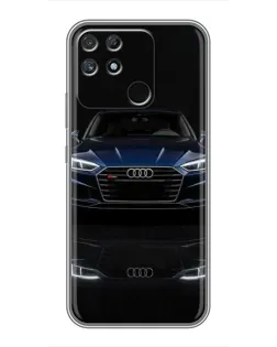 Чохол для Realme NARZO 30A з картинкою «Audi — нічне відображення»