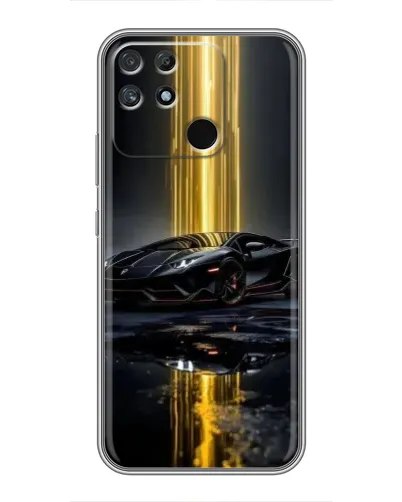 Чохол для Realme NARZO 30A з картинкою «Нічний Lamborghini драйв»