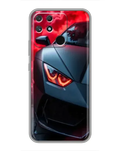 Чохол для Realme NARZO 30A з картинкою «Lamborghini червоне сяйво»