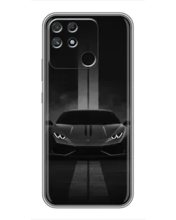 Чохол для Realme NARZO 30A з картинкою «Lamborghini симетрія доріг»