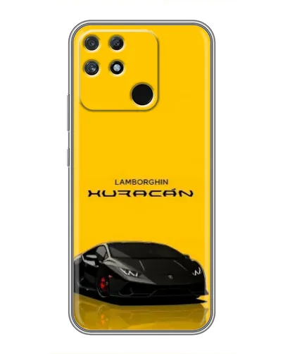 Чохол для Realme NARZO 30A з картинкою «Lamborghini Huracan чорний»