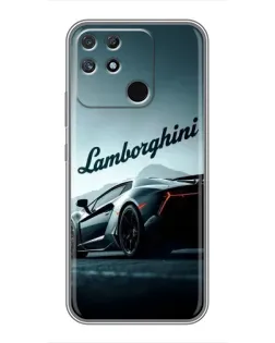 Чохол для Realme NARZO 30A з картинкою «Класичний Lamborghini надпис»
