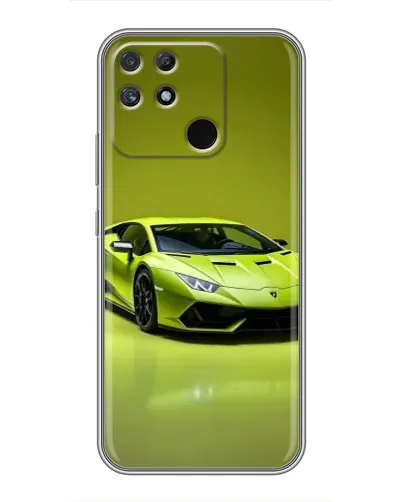 Чохол для Realme NARZO 30A з картинкою «Салатовий Lamborghini Huracan»