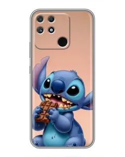 Чохол для Realme NARZO 30A з картинкою «Стіч їсть шоколад»