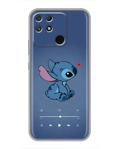 Чехол для Realme NARZO 30A с картинкой «Музыкальный Stitch»