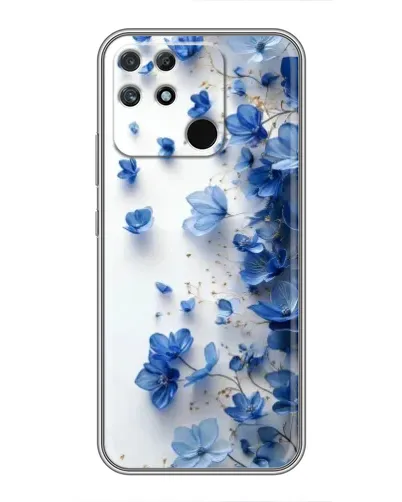 Чохол для Realme NARZO 30A з картинкою «Блакитний квітковий каскад» Чохол для Realme NARZO 30A з картинкою «Блакитний квітковий каскад»