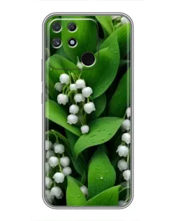 Чохол для Realme NARZO 30A з картинкою «Конвалії в зелені»