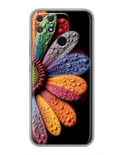 Чохол для Realme NARZO 30A з картинкою «Райдужна квітка»