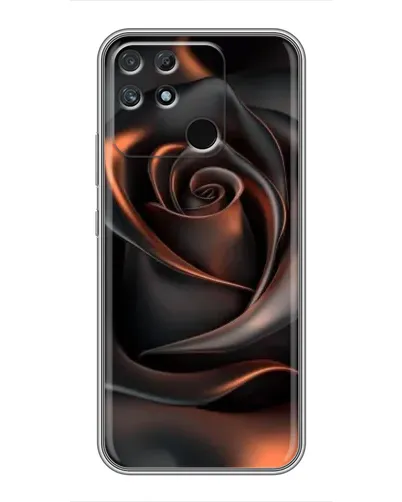 Чохол для Realme NARZO 30A з картинкою «Шовкова чорна троянда» Чохол для Realme NARZO 30A з картинкою «Шовкова чорна троянда»