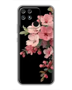 Чохол для Realme NARZO 30A з картинкою «Рожева гілка сакури»