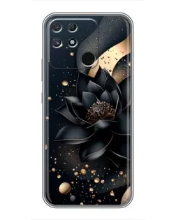 Чохол для Realme NARZO 30A з картинкою «Чорний лотос»