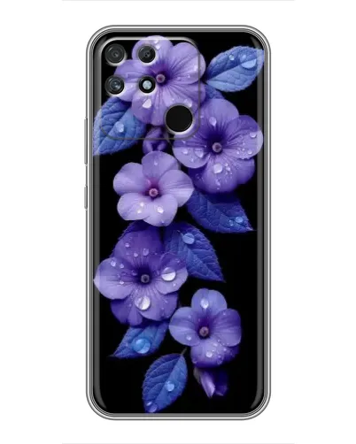 Чохол для Realme NARZO 30A з картинкою «Фіолетові квіти з росою» Чохол для Realme NARZO 30A з картинкою «Фіолетові квіти з росою»