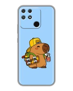 Чехол для Realme NARZO 30A с картинкой «Капибара на скейте» Чехол для Realme NARZO 30A с картинкой «Капибара на скейте»