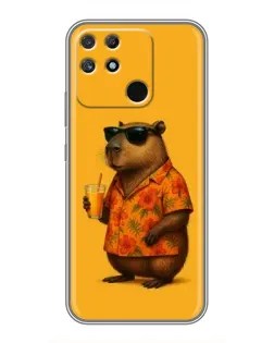 Чехол для Realme NARZO 30A с картинкой «Капибара на отдыхе» Чехол для Realme NARZO 30A с картинкой «Капибара на отдыхе»