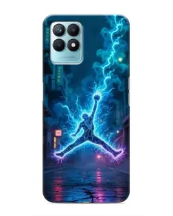Чехол для Realme NARZO 50 с картинкой «Jordan Gold Jumpman»