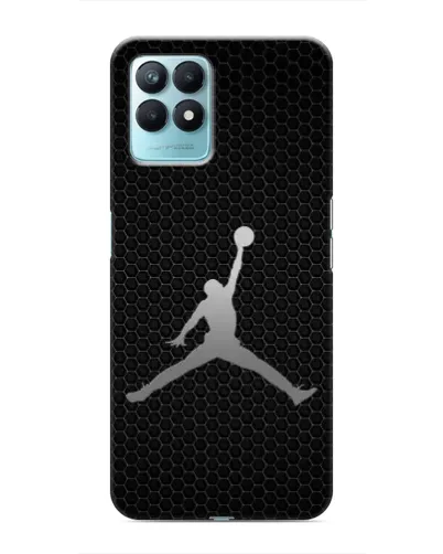 Чехол для Realme NARZO 50 с картинкой «Jordan Dark Carbon»