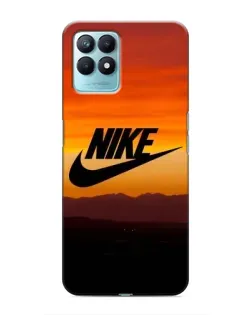 Чехол для Realme NARZO 50 с картинкой «Nike — вечерний горизонт»