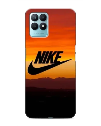 Чехол для Realme NARZO 50 с картинкой «Nike — вечерний горизонт»