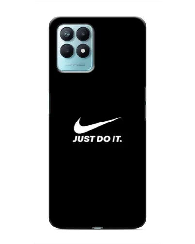 Чехол для Realme NARZO 50 с картинкой «Минимализм от Nike»