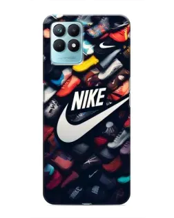 Чехол для Realme NARZO 50 с картинкой «Коллекция кроссовок Nike»