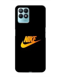 Чехол для Realme NARZO 50 с картинкой «Золотой логотип Nike»