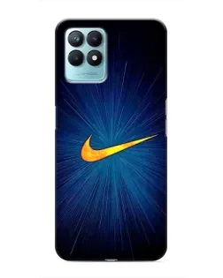 Чохол для Realme NARZO 50 з картинкою «Синій пульс Nike»