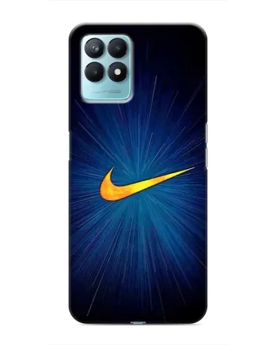 Чохол для Realme NARZO 50 з картинкою «Синій пульс Nike» Чохол для Realme NARZO 50 з картинкою «Синій пульс Nike»