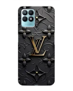 Чехол для Realme NARZO 50 с картинкой «Кожаная текстура LV»
