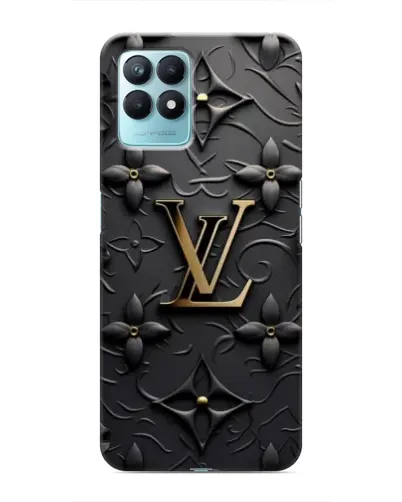 Чехол для Realme NARZO 50 с картинкой «Кожаная текстура LV»