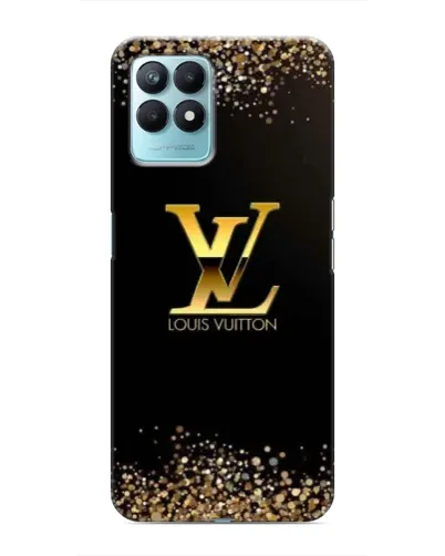 Чехол для Realme NARZO 50 с картинкой «LV — золотые искры»