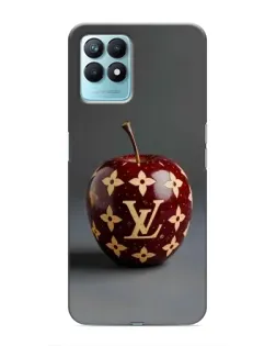Чехол для Realme NARZO 50 с картинкой «Красное яблоко LV»
