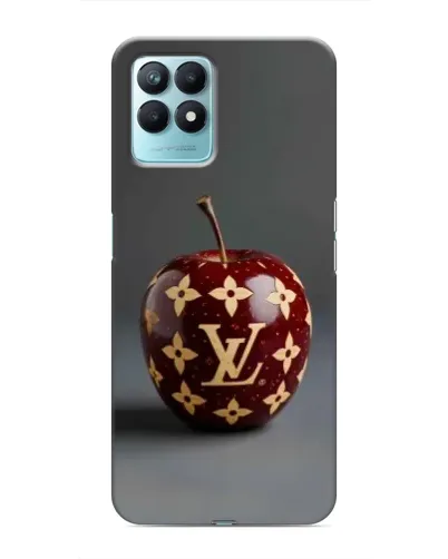 Чехол для Realme NARZO 50 с картинкой «Красное яблоко LV»