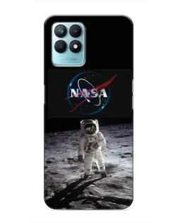 Чехол для Realme NARZO 50 с картинкой «Астронавт на Луне»