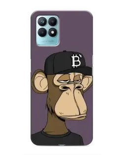 Чехол для Realme NARZO 50 с картинкой «Bored Ape в кепке»