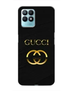 Чехол для Realme NARZO 50 с картинкой «Золотой логотип Gucci»